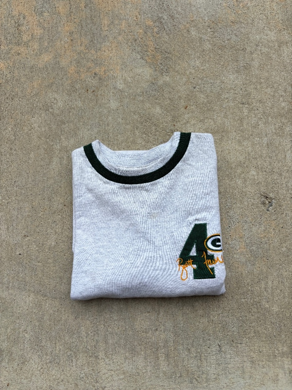 Vintage 90s Green Bay Packers Brett Favre #4 T Shirt Legends Athletic Mens